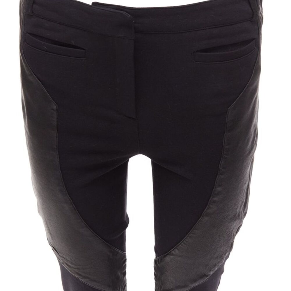 Givenchy Lambskin Leather Panel Patchwork Riding … - image 2